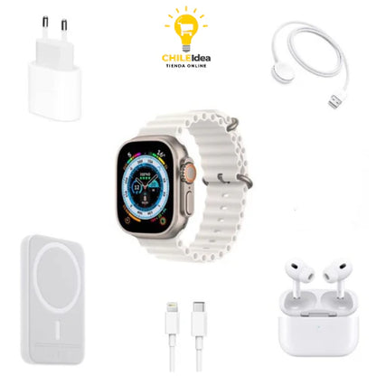 Kit Smartwatch + Audífonos + Power Bank