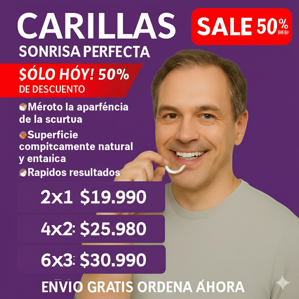 OFERTA DE HOY!⌛CARILLAS DENTALES ADAPTABLES 2X1 +ENVIO GRATIS🏡🚚