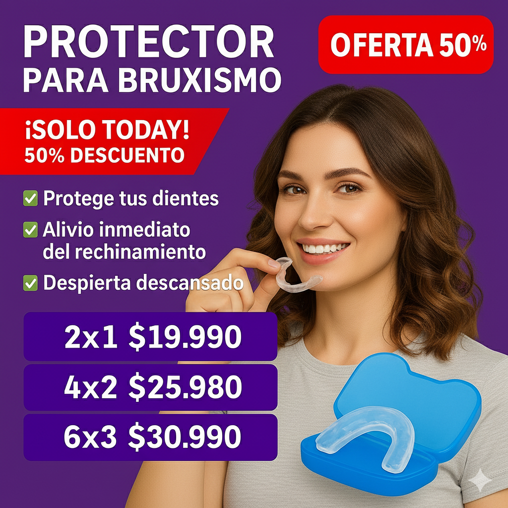 ¡OFERTA DE HOY!⌛  PLACA ANTI-BRUXISMO Y ANTI-RONQUIDO +ENVÍO GRATIS📦🚚