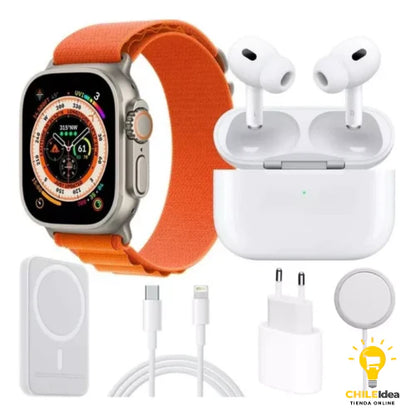 Kit Smartwatch + Audífonos + Power Bank