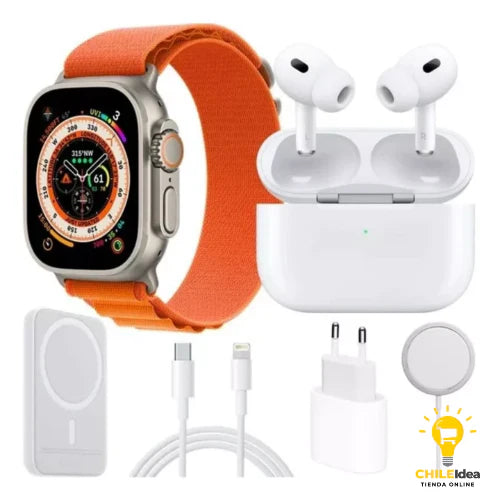 Kit Smartwatch + Audífonos + Power Bank